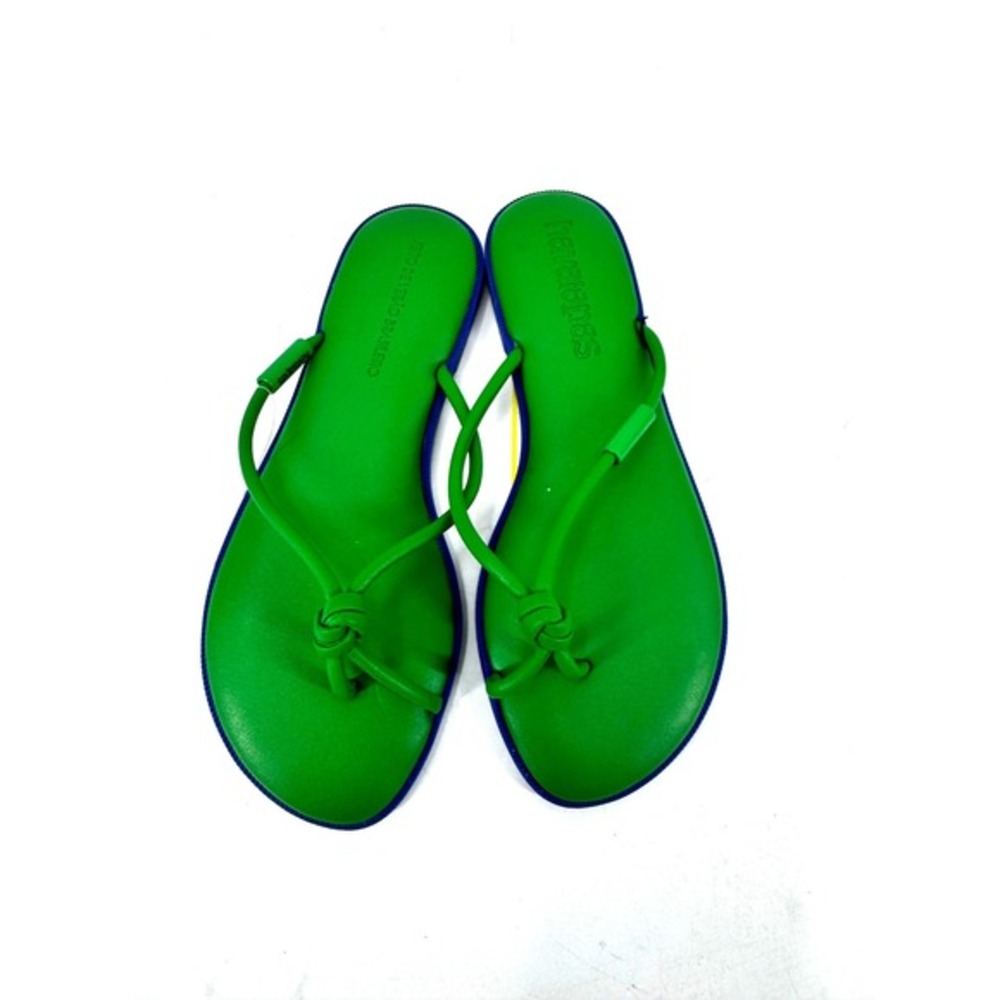 Havaianas‎ You Saint Tropez Knotted Green Blue Sandals Womens 5.5 Flip Flops